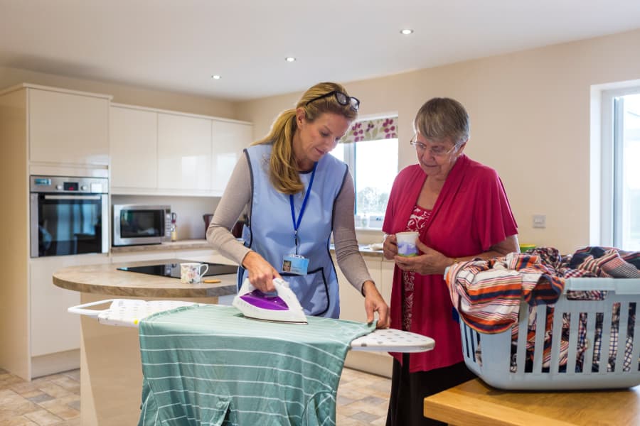 Can a Caregiver Help With Laundry for an Elderly Parent?