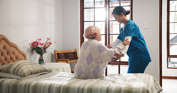 Can an In-Home Caregiver Help My Parent Get In and Out of Bed or a Chair?