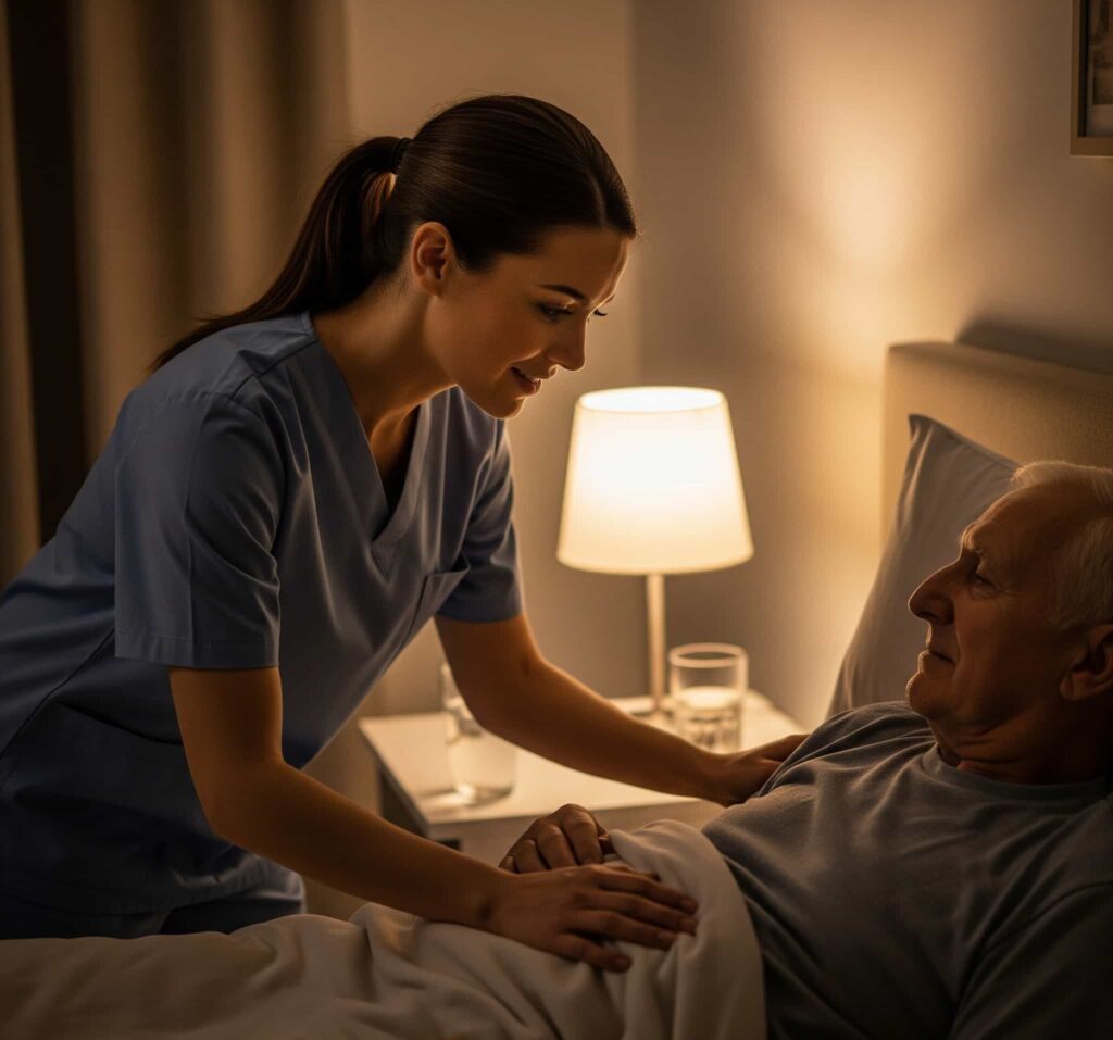 How Can a Caregiver Help Someone with Dementia During the Night?